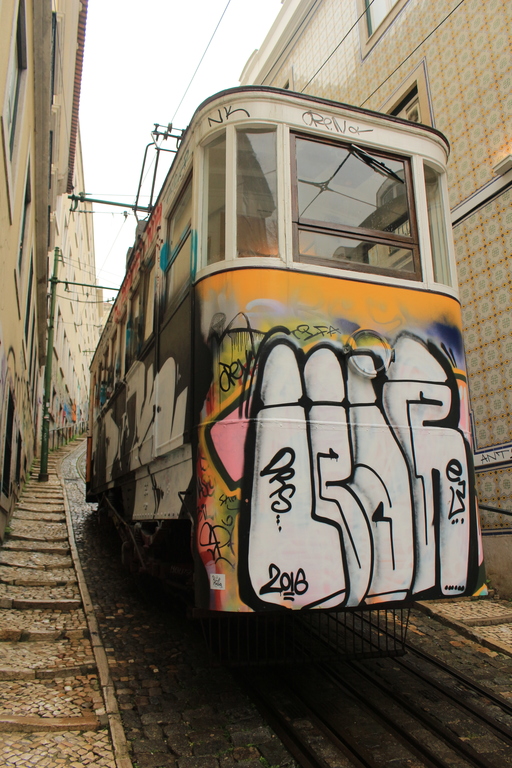 cheap things to do in lisbon | take a funicular ride