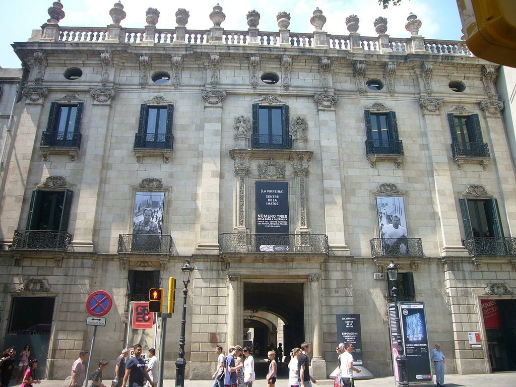 Palau de la Virreina - façana a la rambla