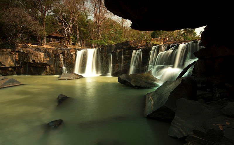 Winter Tatton Waterfall - 002