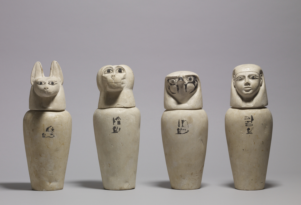 <div class="fn">
<i>A Complete Set of Canopic Jars</i>
</div>