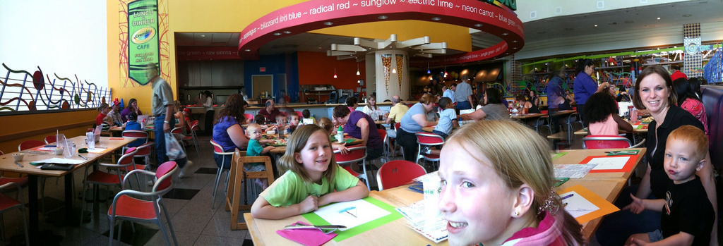 Lunch at the Crayola Cafe - Crown Center, Kansas City