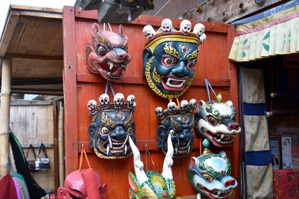 Souvenirs for sale in Thimphu, Bhutan (3)