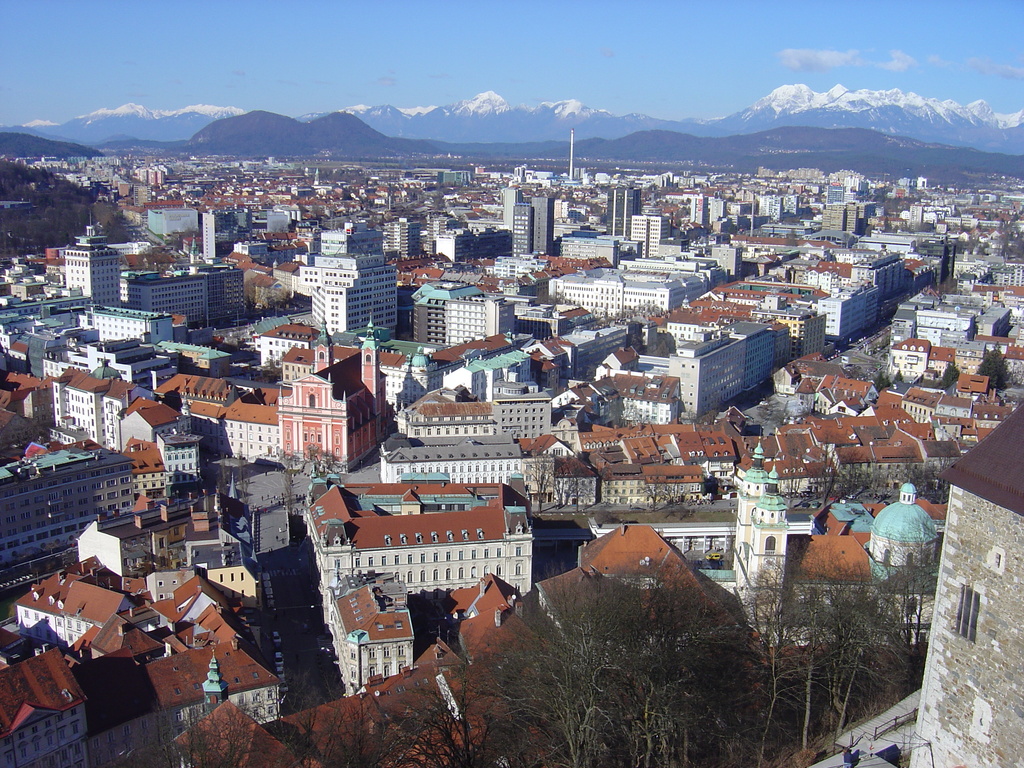 Ljubljana from the Castle