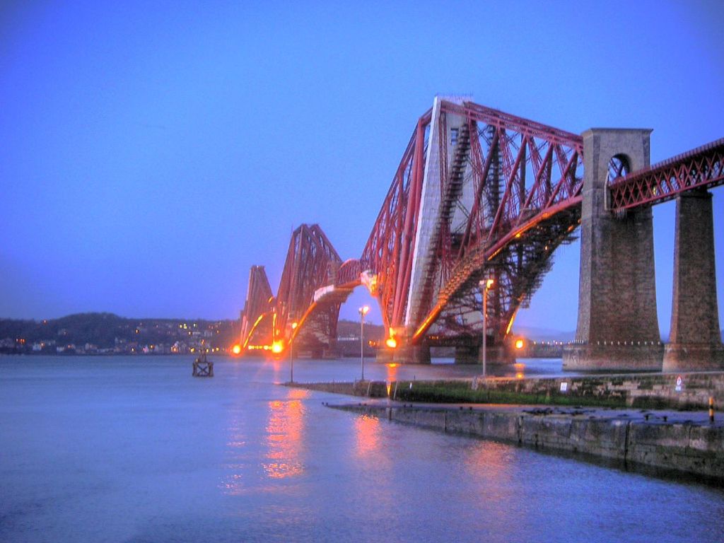 Forth Rail Bridge by Night