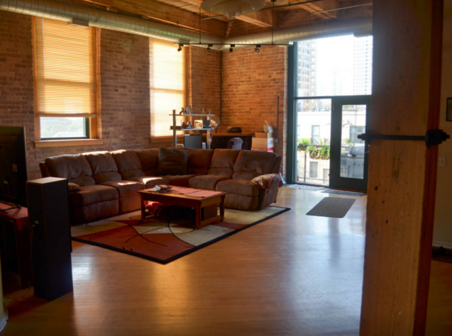 Quarto no Loft histórico de Chicago