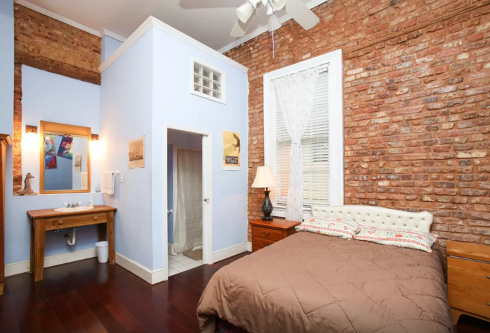 Chambre bleue à Marigny House