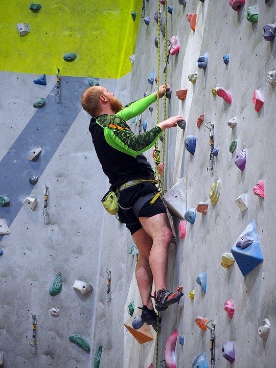 rock climbing