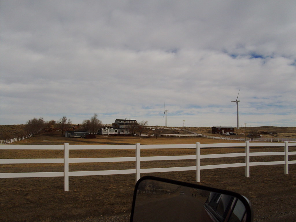 Chevron Wind turbines, Casper Wyoming (Evansville)