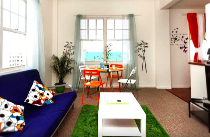 Studio lumineux et confortable avec vue sur l'océan