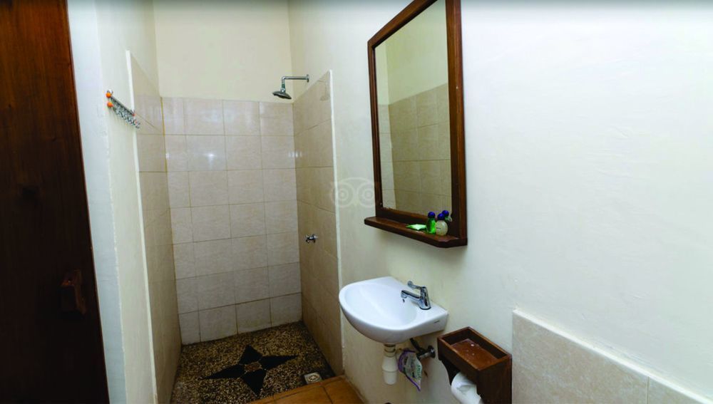 The bathroom