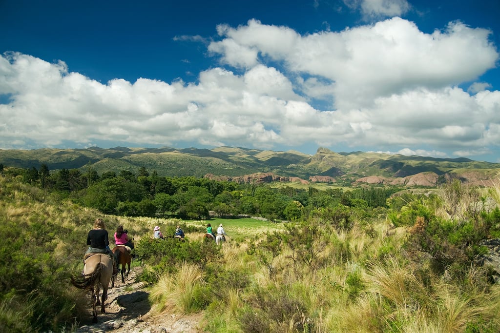 Our First Horseback Ride Dos Lunas Estancia