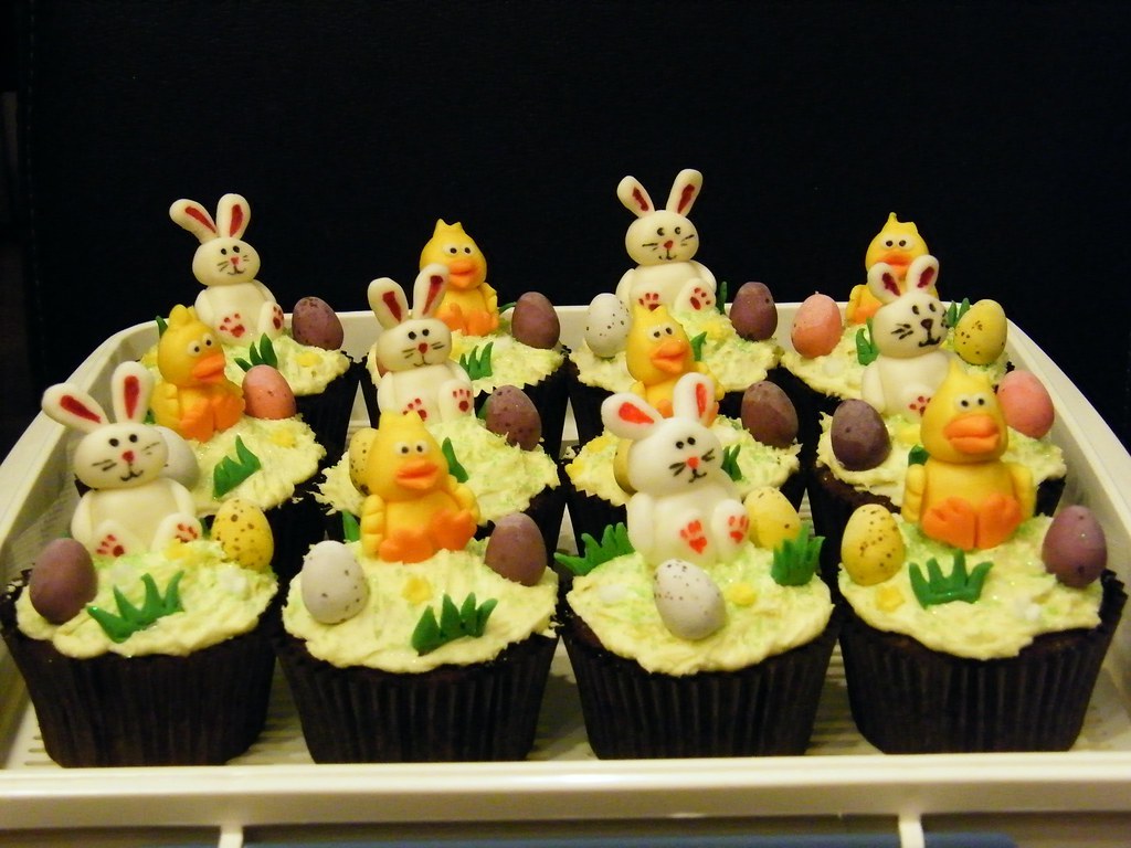 Easter cupcakes