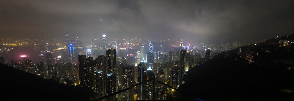 Hong Kong at night from Vic Peak