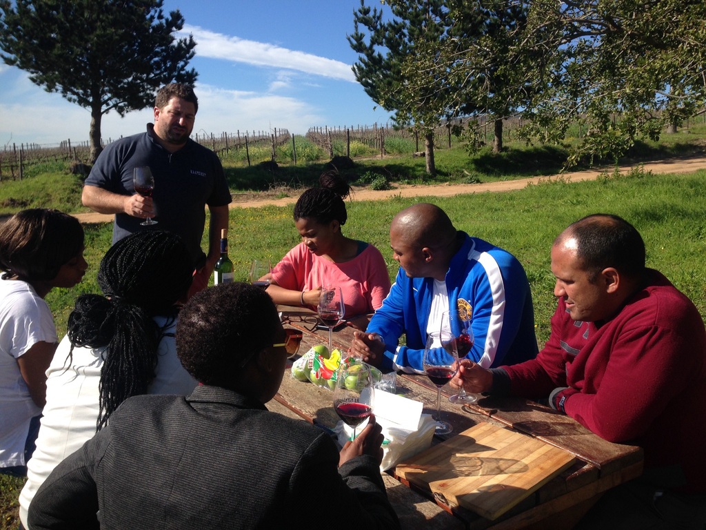 Winetasting at Kaapzicht Wine Estate, Stellenbosch, South Africa