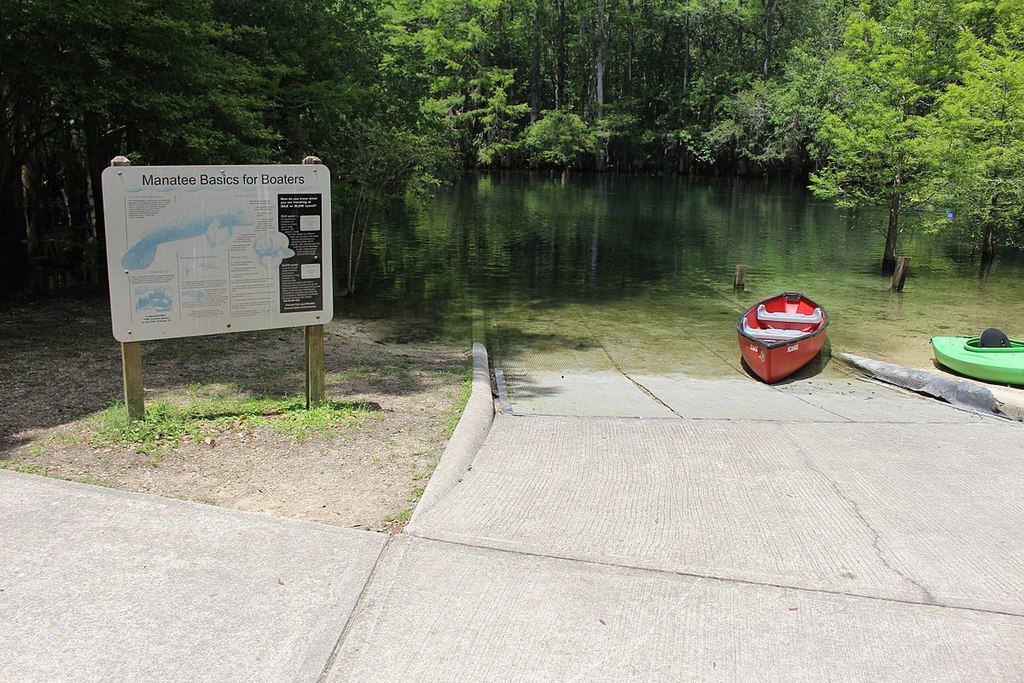 Boat ramp, Manatee Springs State Park