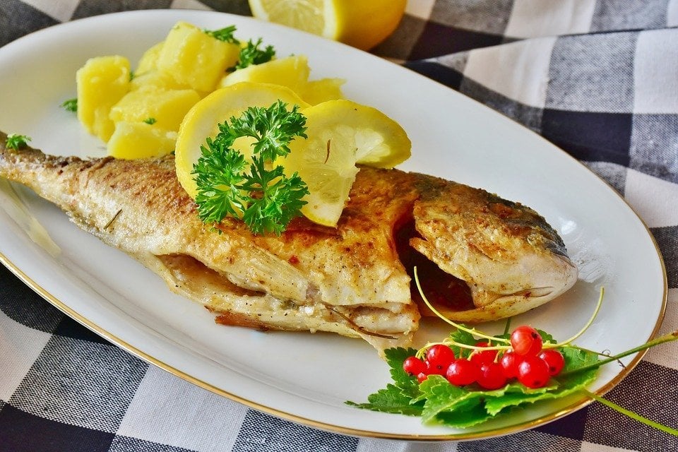Grilled fish