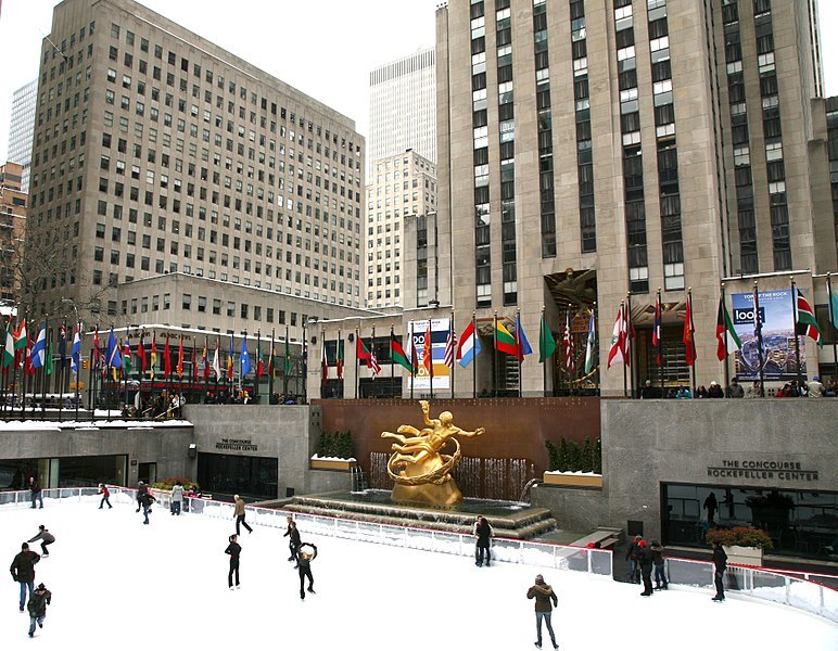 New York City, Manhattan, Midtown West, Rockefeller Center - the rink (5461055166)