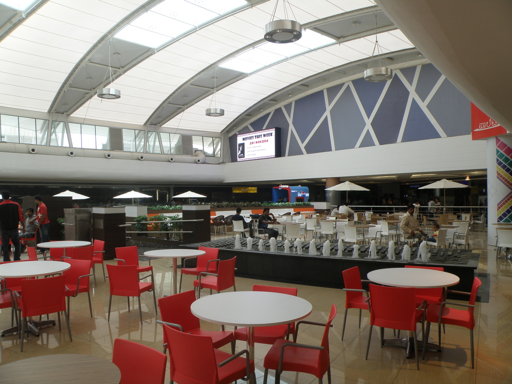 Mantri Square food court seating