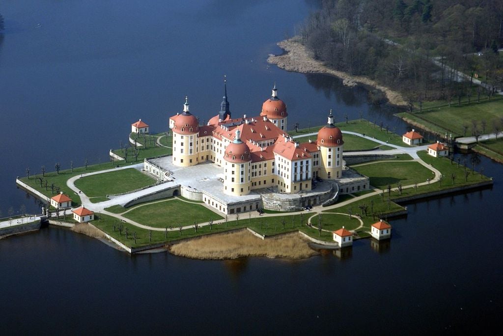 Aerial View: Moritzburg Castle