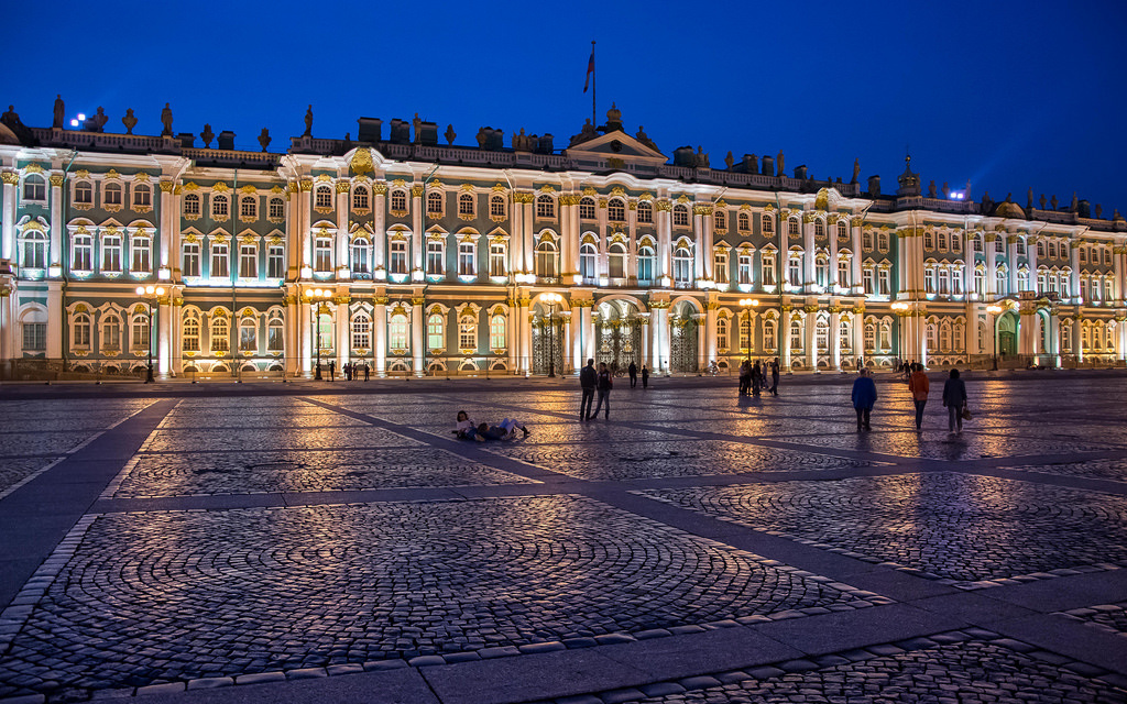 Hermitage Museum by Night