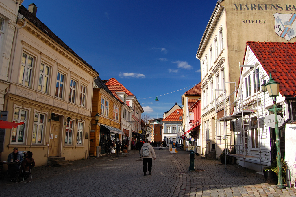 Marken street Bergen Norway 2009 2