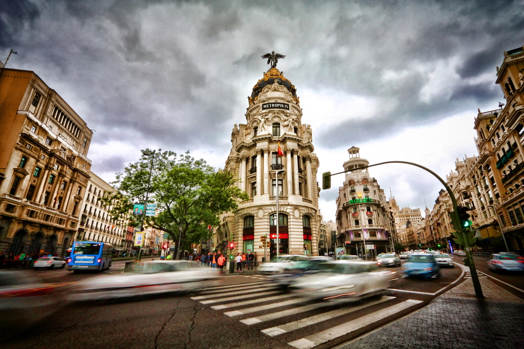 Gran Via, Madrid.