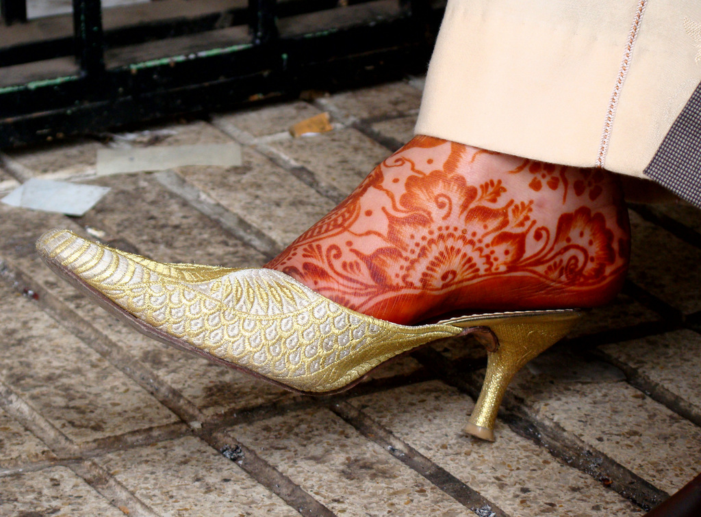 Henna on foot in Morocco
