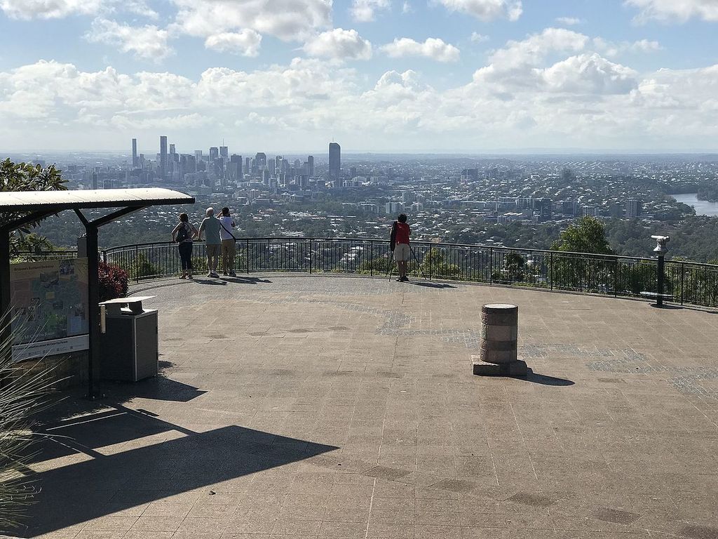 Viewing area at Mount Coot-tha Lookout