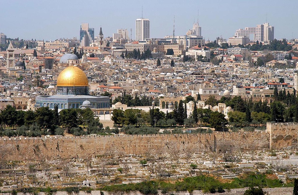 Jerusalem from mt olives