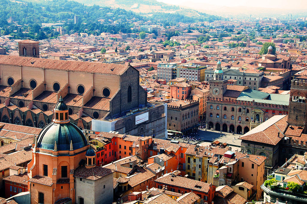 Bologna seen from Asinelli Tower