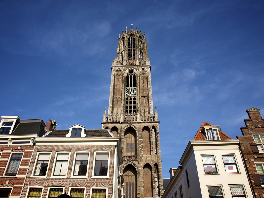 Domtoren vanaf de Maartensbrug
