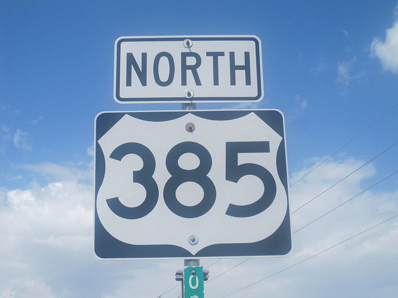 U.S. Highway 385 in Texas Panhandle