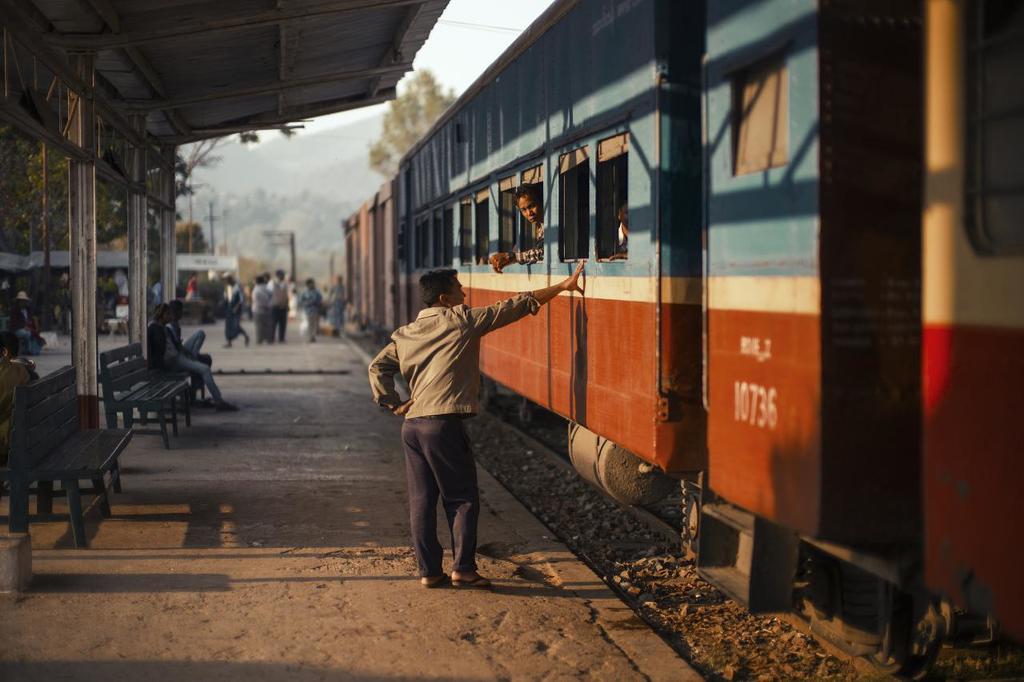 Train station in Kalaw