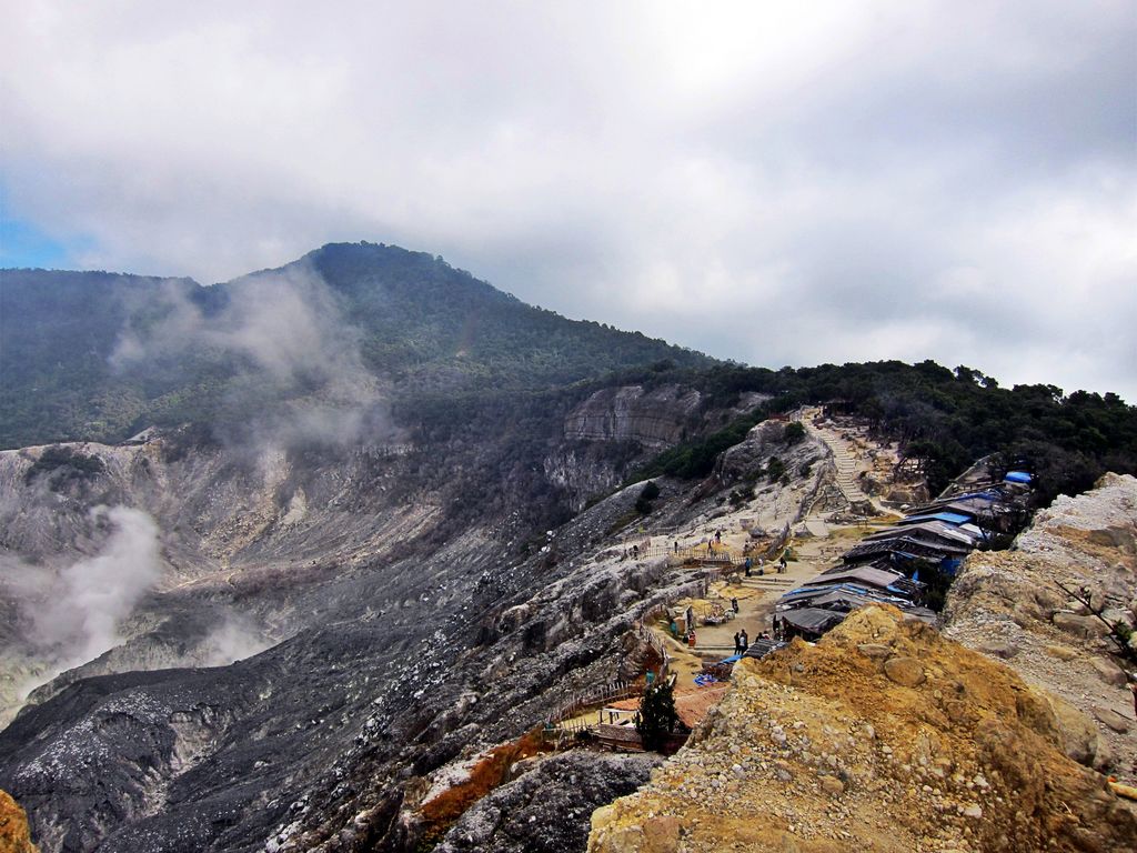 Tangkuban Perahu Bandung Indonesia