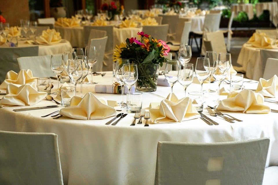 Banquet events can be held at Victoria Hall