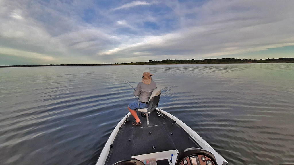 Fishing on the lake