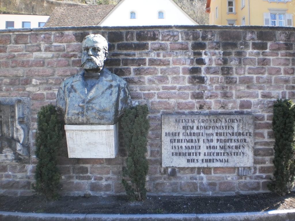 Liechtenstein Vaduz Memorial Josef Rheinberger