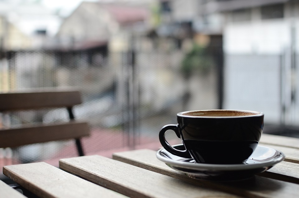 Relax with a good cup of coffee