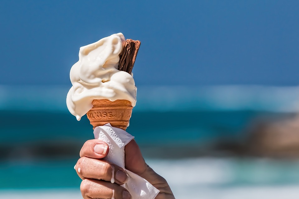 Cool soft-serve on a hot summer's day