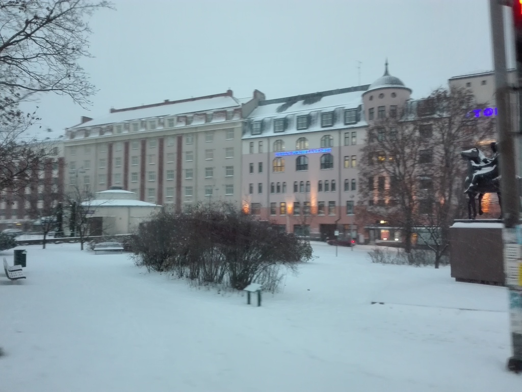 Ystävyyspuisto in Turku, Finland (winter)