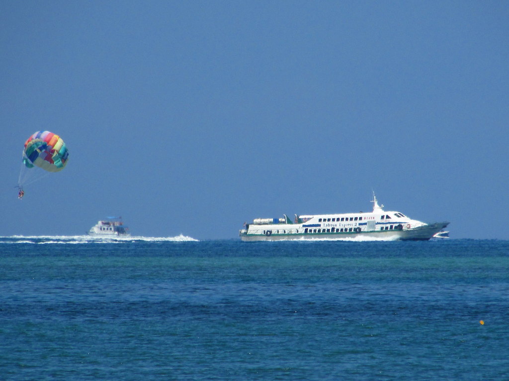 Labuan Ferry Cruising Off Borneo