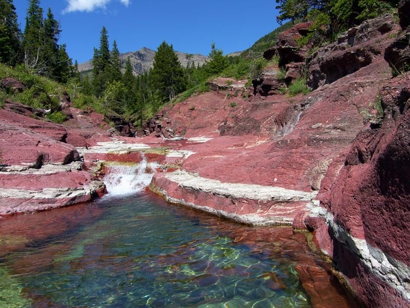 Waterton National Park Red Rock Canyon