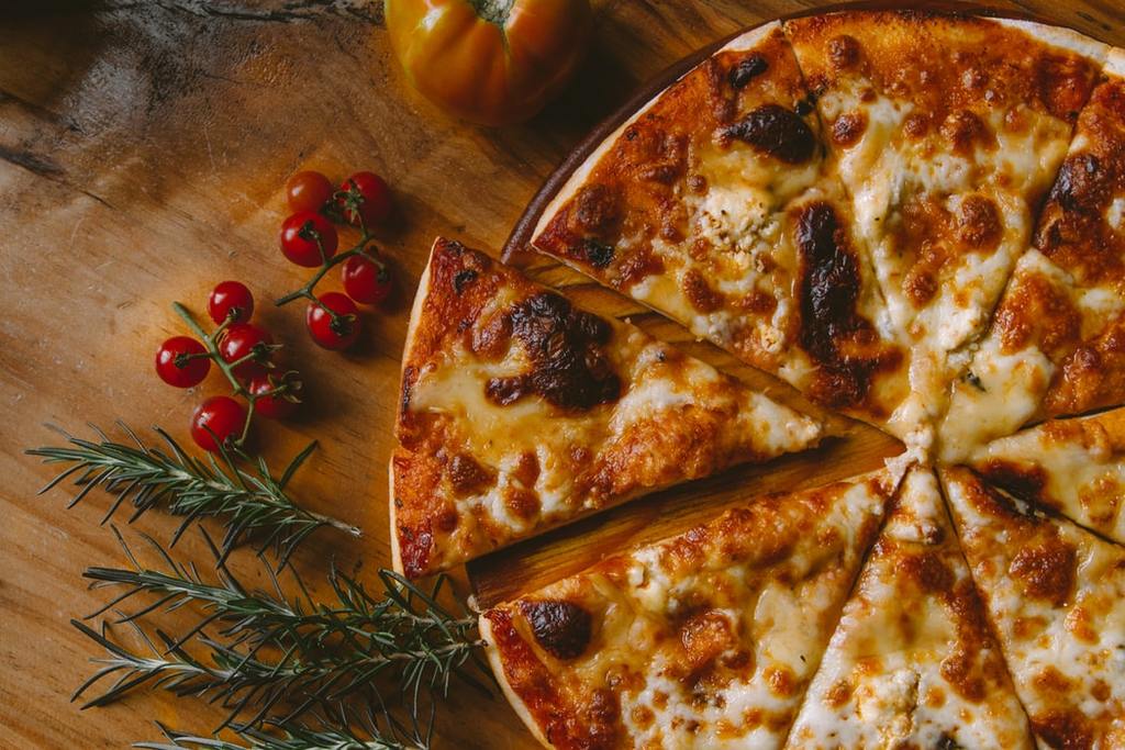 Grab a slice of pizza at La Dolce Vita
