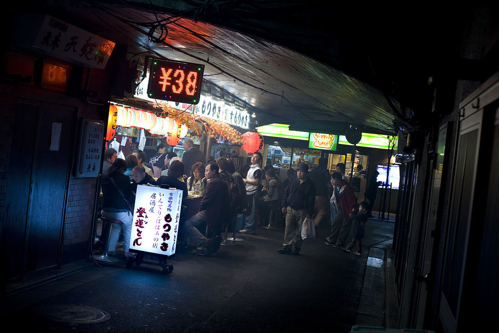 Yakatori bar at Shimbashi