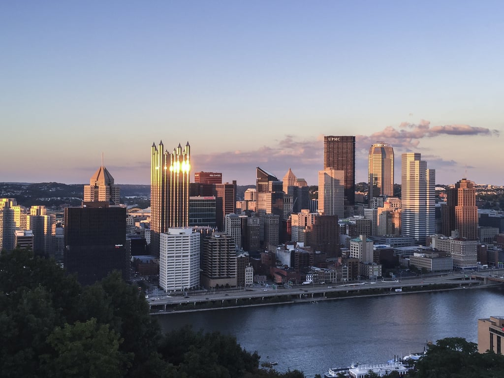 Downtown Pittsburgh seen from Mt. Washington