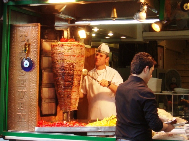 Doner kebab, Istanbul, Turkey