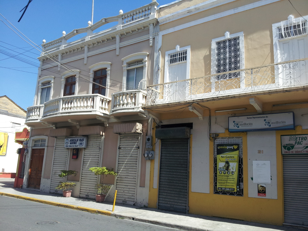 Edificios en el Centro Histórico de San Pedro