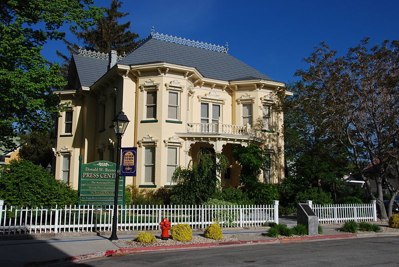 Rinckel Mansion, 102 North Curry Street, Carson City Nevada.