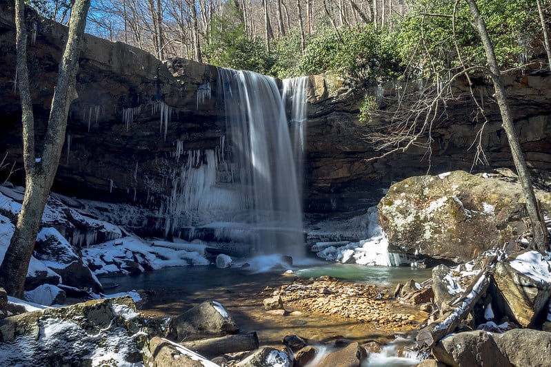 Cucumber Falls in Ohiopyle State Park