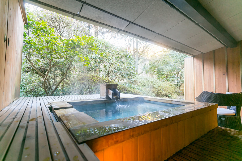 Private Onsen Bath in our suite